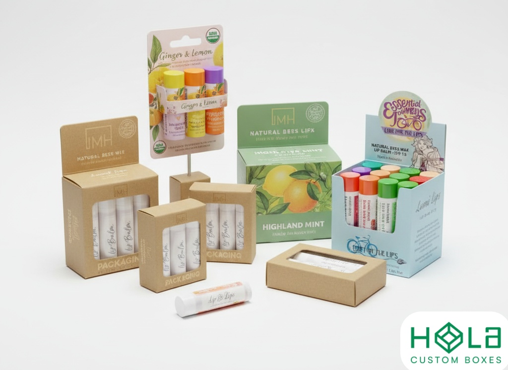 custom lip balm boxes
